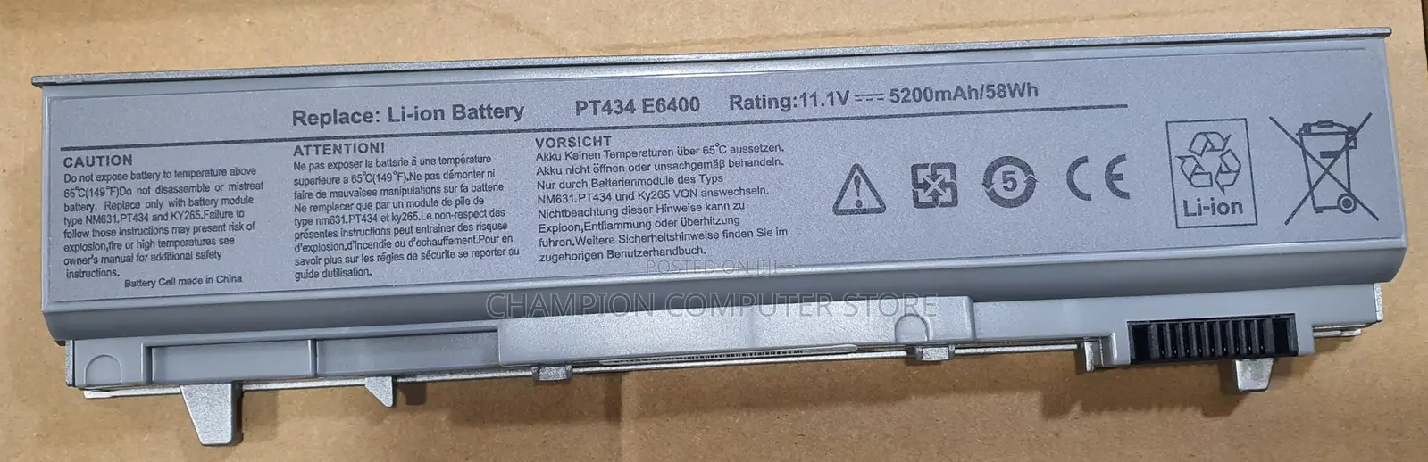 Dell Battery Latitude E6400 E6410 E6500 Precisionm2400 M4400