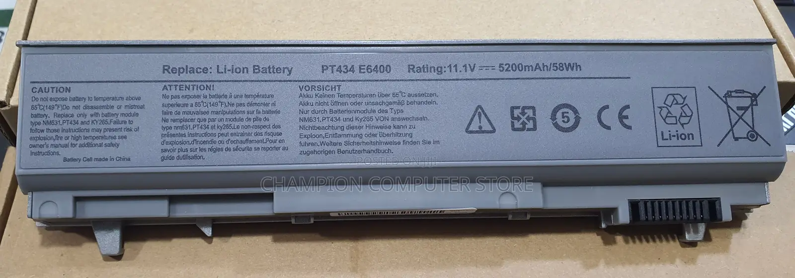 Dell Battery Latitude E6400 E6410 E6500 Precisionm2400 M4400