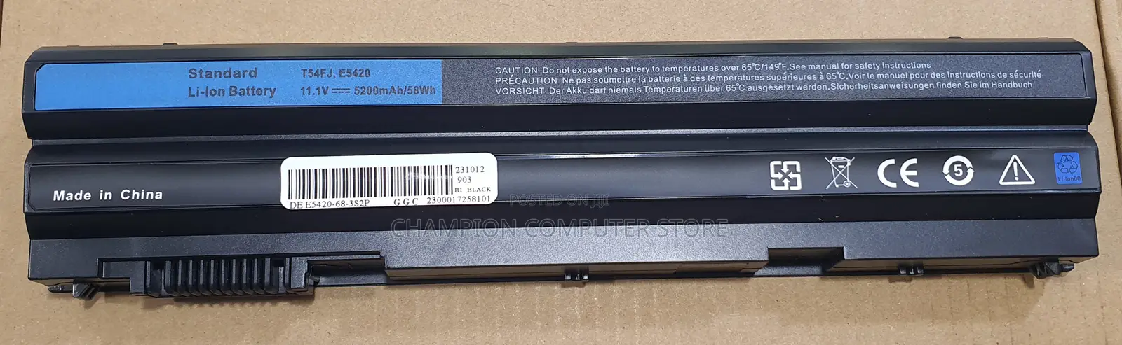 Dell Latitude E5420 E6420 E6440 Battery for Dell Part T54f