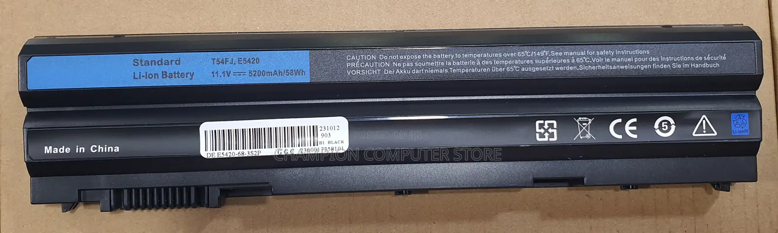 Dell Latitude E5420 E6420 E6440 Battery for Dell Part T54f
