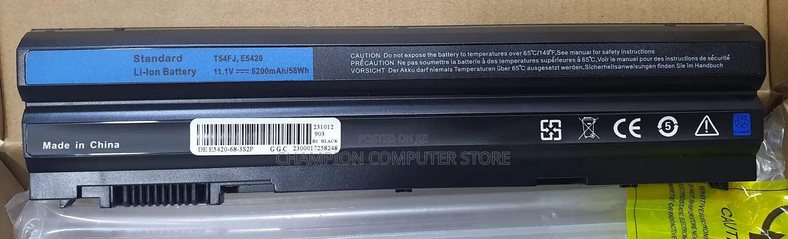 Dell Latitude E5420 E6420 E6440 Battery for Dell Part T54f