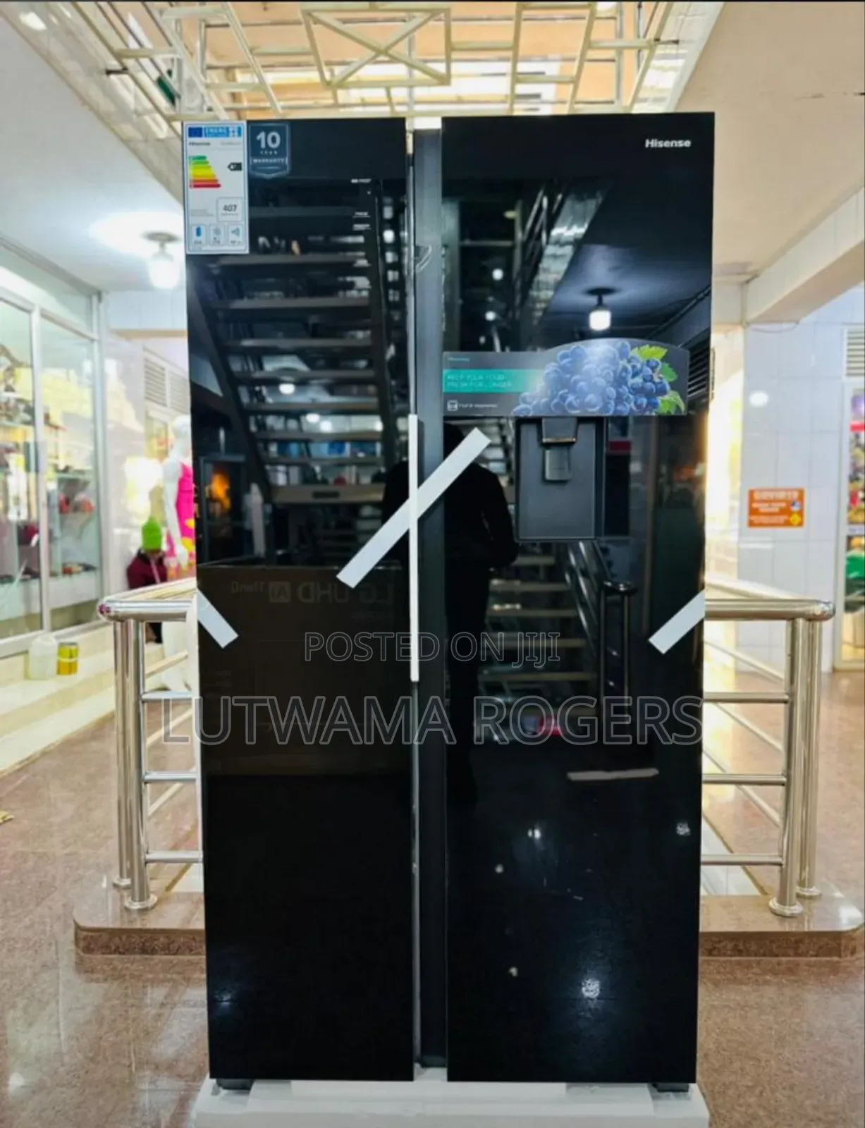 Hisense Fridge Side by Side 560ltrs