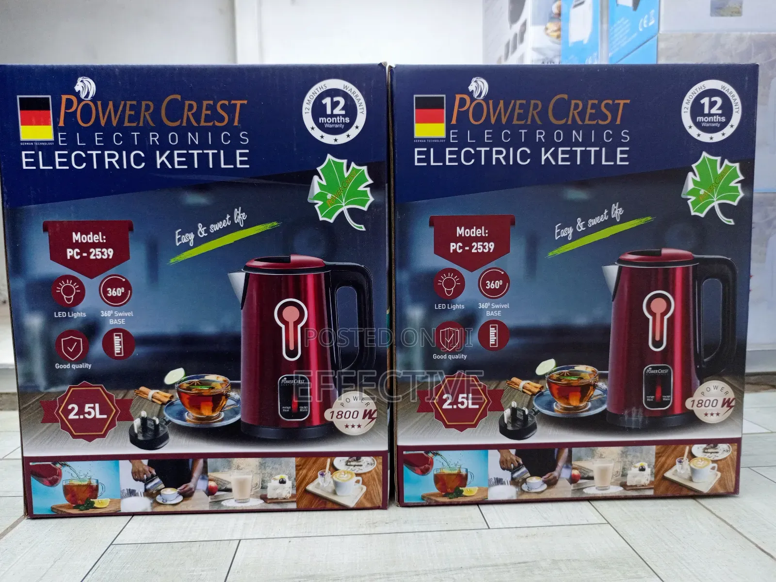 2.5l Power Crest Electric Kettle