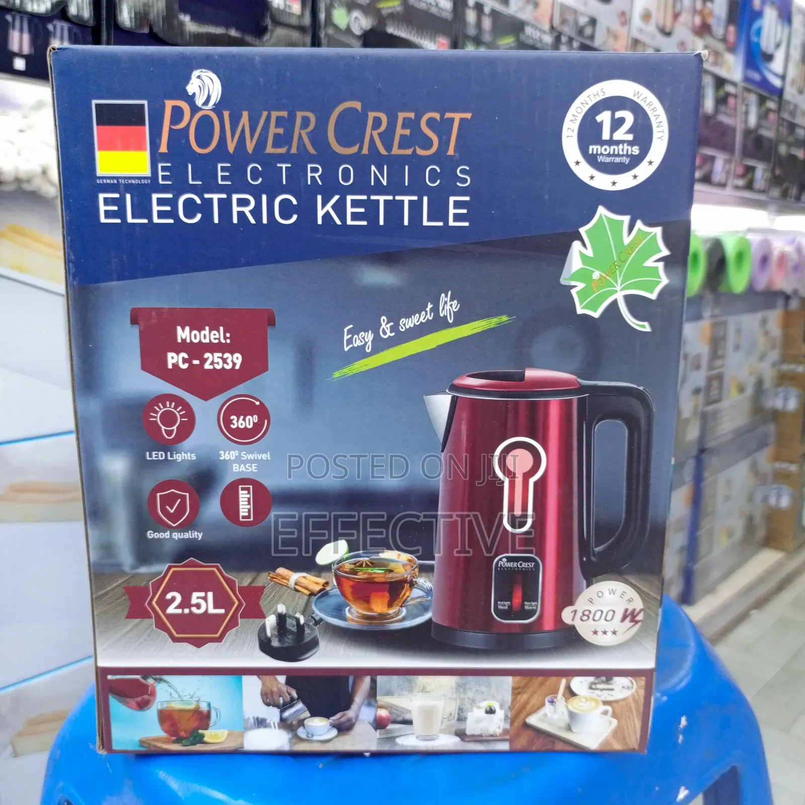 2.5l Power Crest Electric Kettle