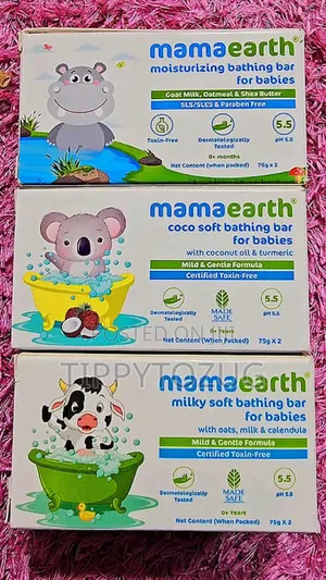 Mama Earth 2 in 1 Bar Soap With Turmeric and Coconut Milk