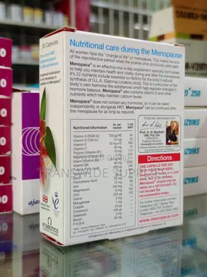 Menopace 30 Caps - For During and After Menopause