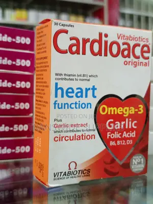 Cardioace Original 30 Capsules - For Normal Heart Functioning