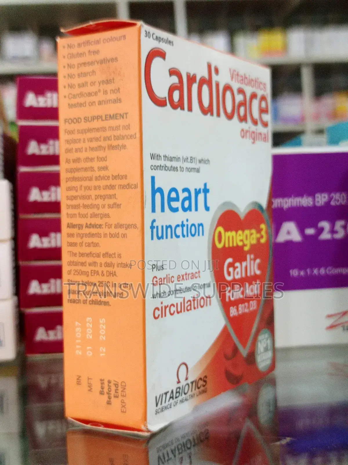 Cardioace Original 30 Capsules - For Normal Heart Functioning