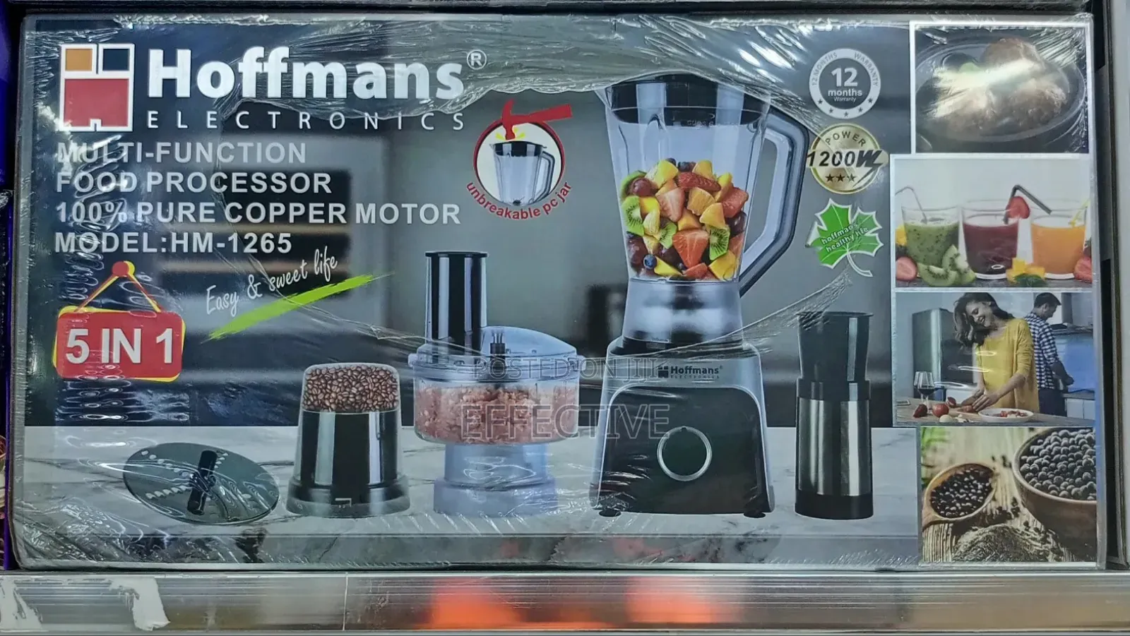 Hoffmans 5-in-1 Multifunction Blender