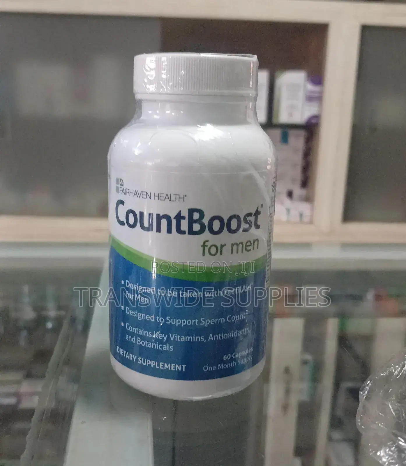 Countboost for Men 60 Caps - Perfect for Boosting Sperm Count in Men