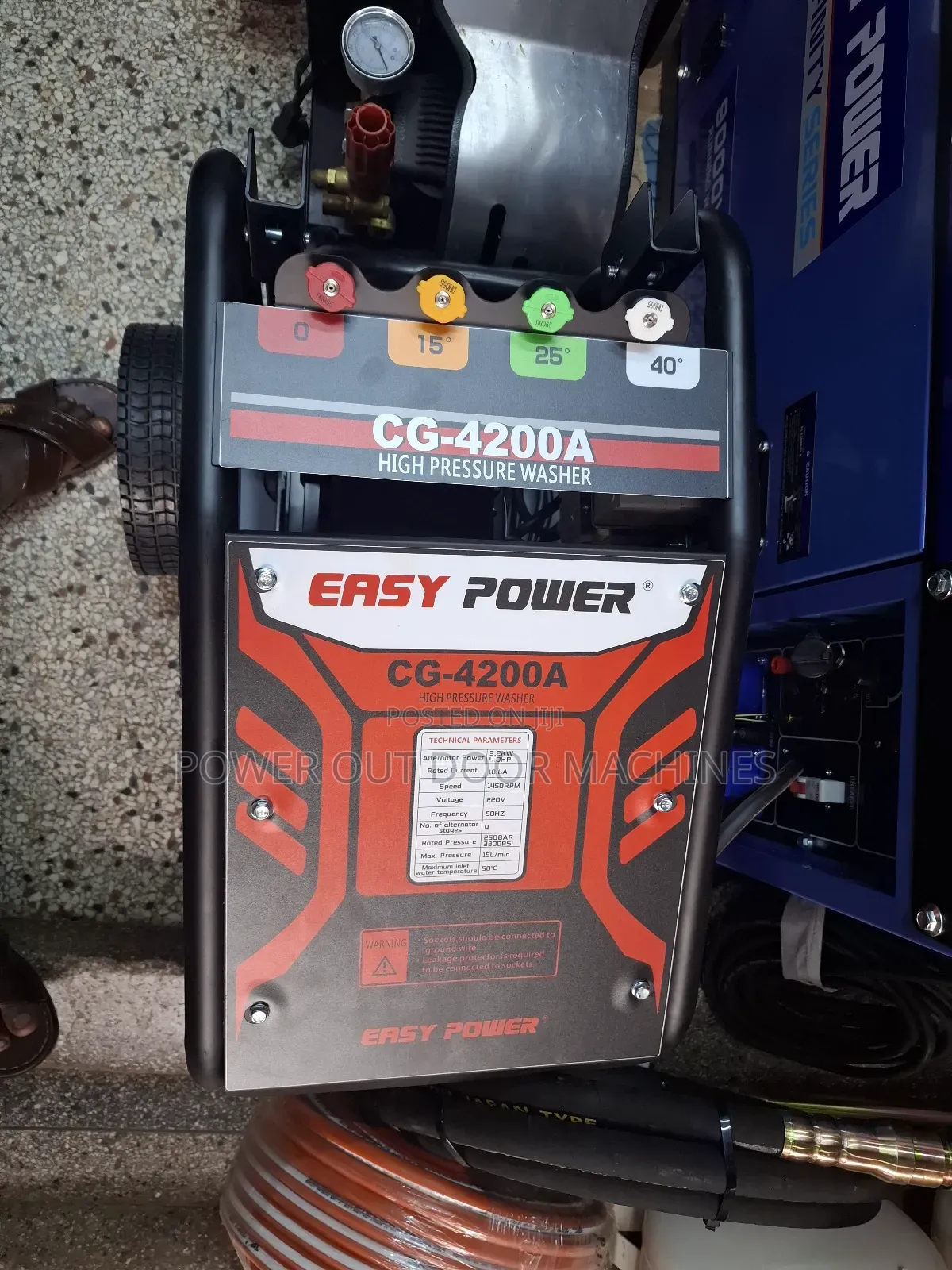 Easy Power Italy High Pressure Washer 4kw