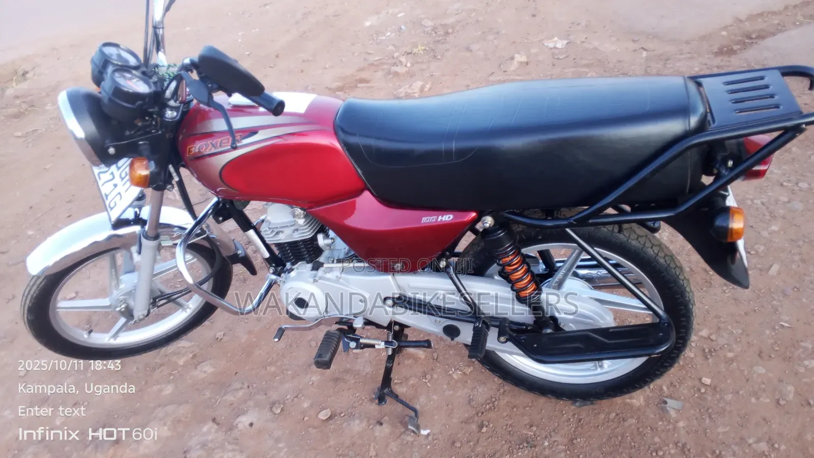 Bajaj Boxer 2024 Red