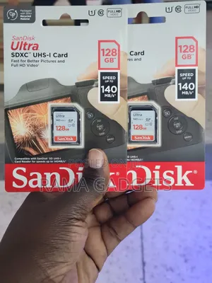 Sandisk 128gb Ultra SDXC Uhs-I Memory Card – Up to 140mb/S,