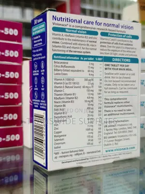 Visionase Original 30 Tablets - For Maintainance of Normal Vision Uk
