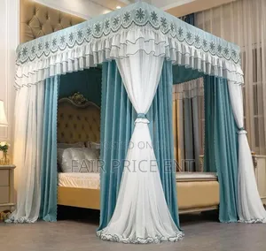 Noble Mosquito Nets With Curtains.( Purple)