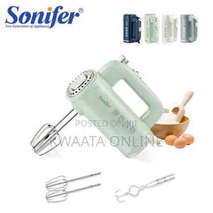 Sonifer Sf-7034 Egg Beater Plastic Hand Held Electric Food Cake Mixer