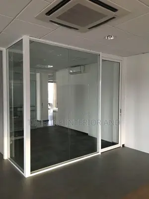 Aluminium Glass Office Partition Cubicle – Executive Modern Design