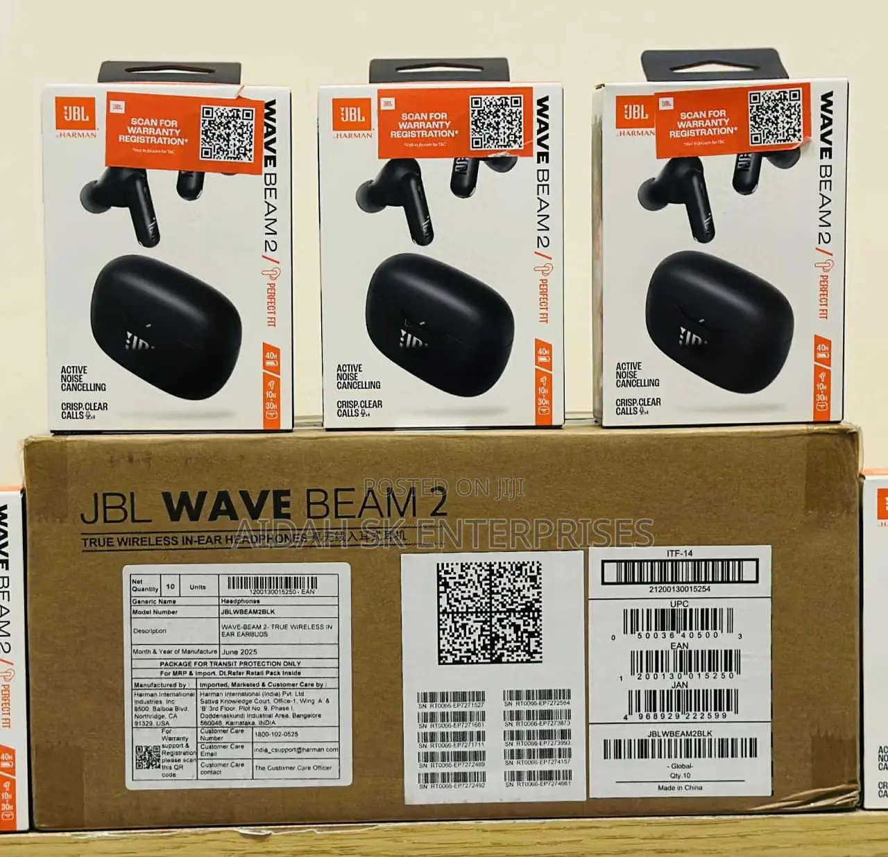 JBL Wave Beam 2 Ear Buds Wireless Bluetoothv5.3,