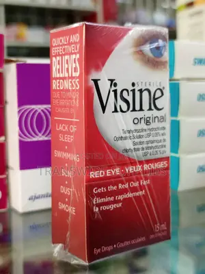 Visine Original 15mls Eye Whitener Eye Drop - Gets Red Out Fast