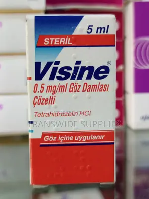 Visine 5ml Eye Drop Whitener Turkey - Clears Redness Itching Faster