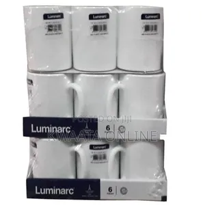 Luminarc Coffee Mug Alabone Model, 
White (6 Pieces)