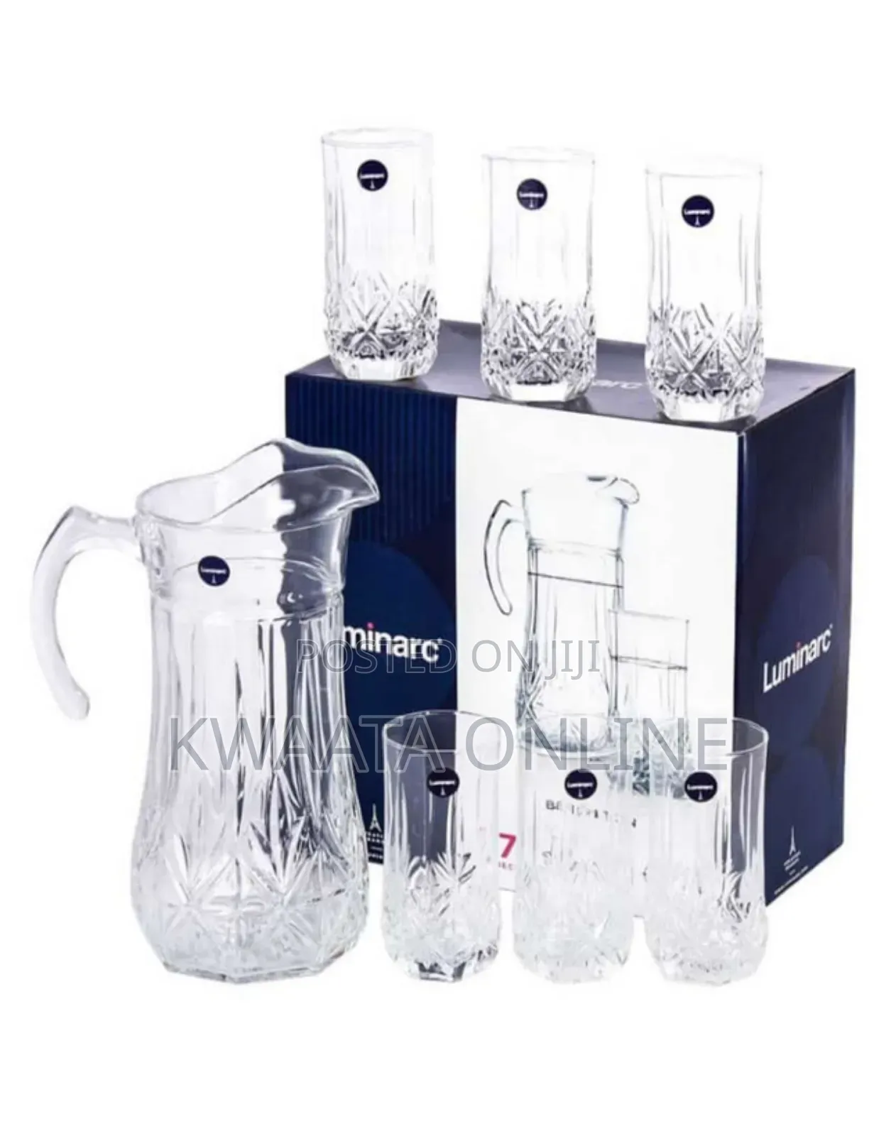 Luminarc 7 Piece Imperator Drinkware Beverage Set