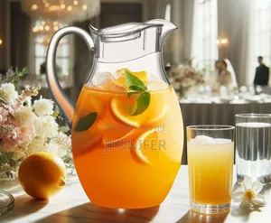Clear Acrylic Water Pitcher Jug
