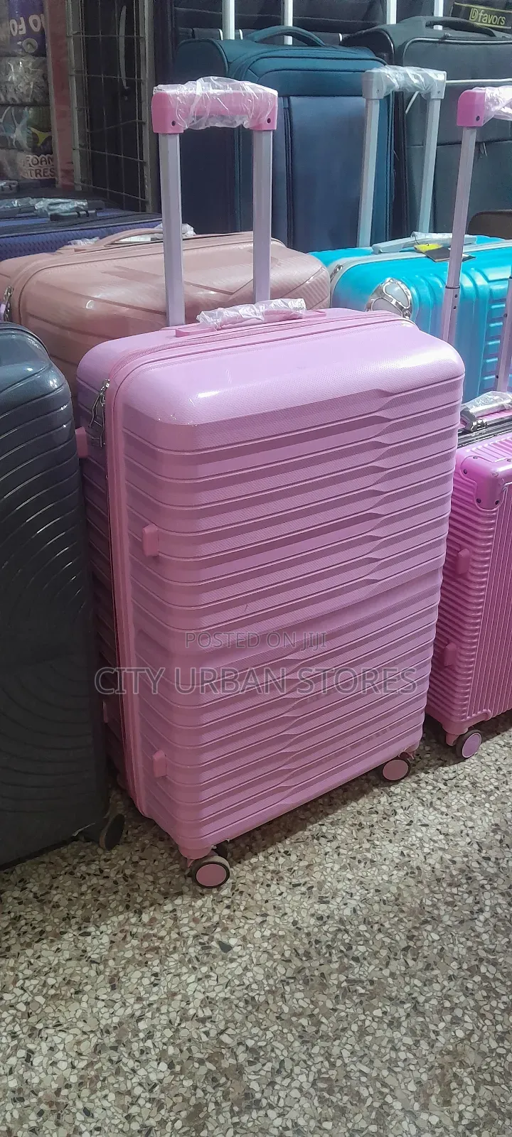 Medium Size Plastic Rubber Suitcase