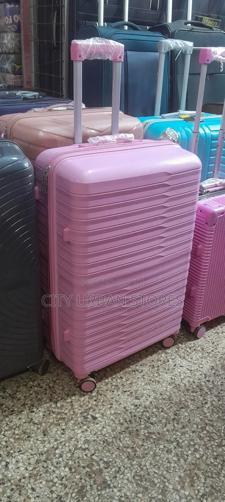 Medium Size Plastic Rubber Suitcase