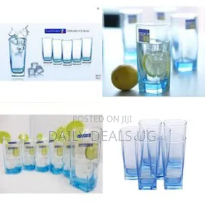Luminarc 6 Piece Juice/Water Glasses,Blue
