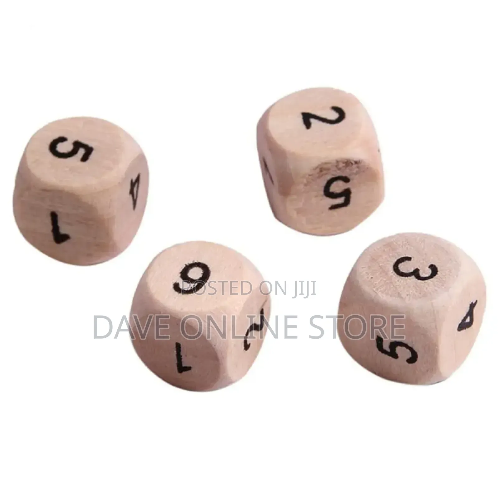 54pcs Wooden Jenga Blocks With 4 PCS Dices, Stacking Tower Game