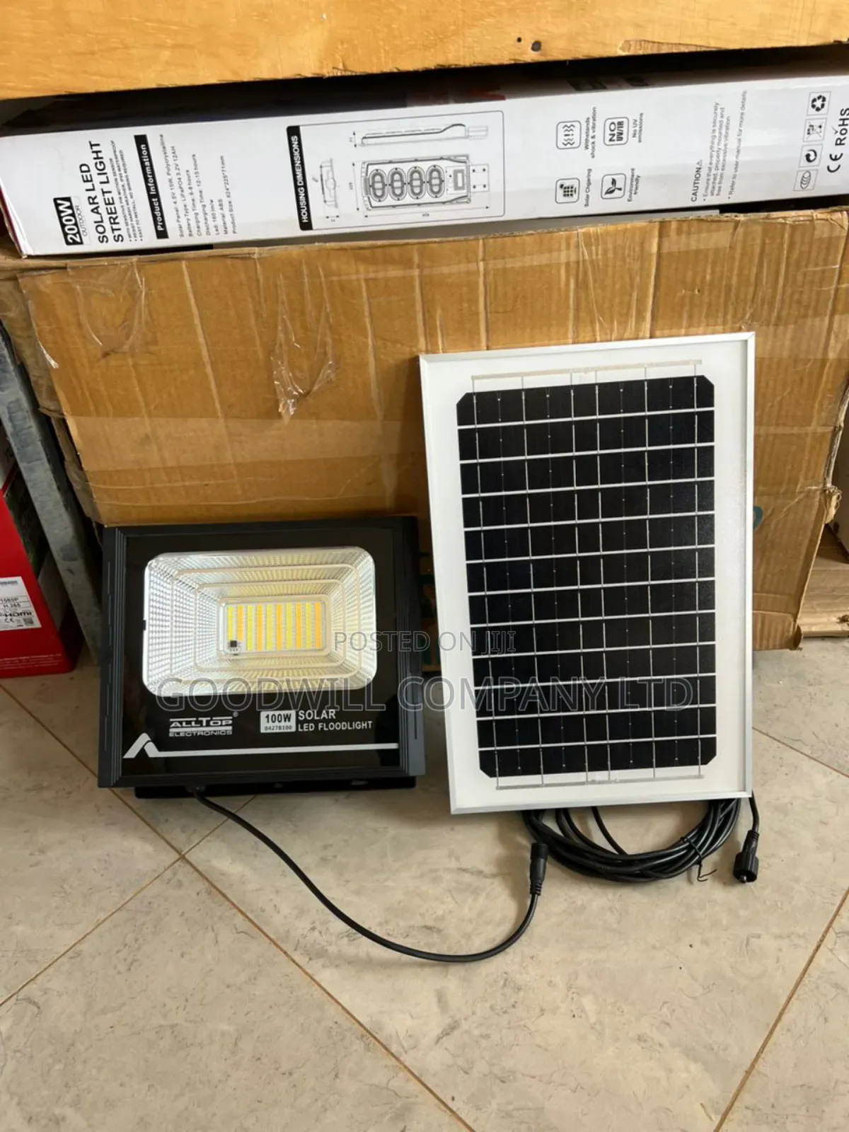 100w Solar Flood Light Vgd2230