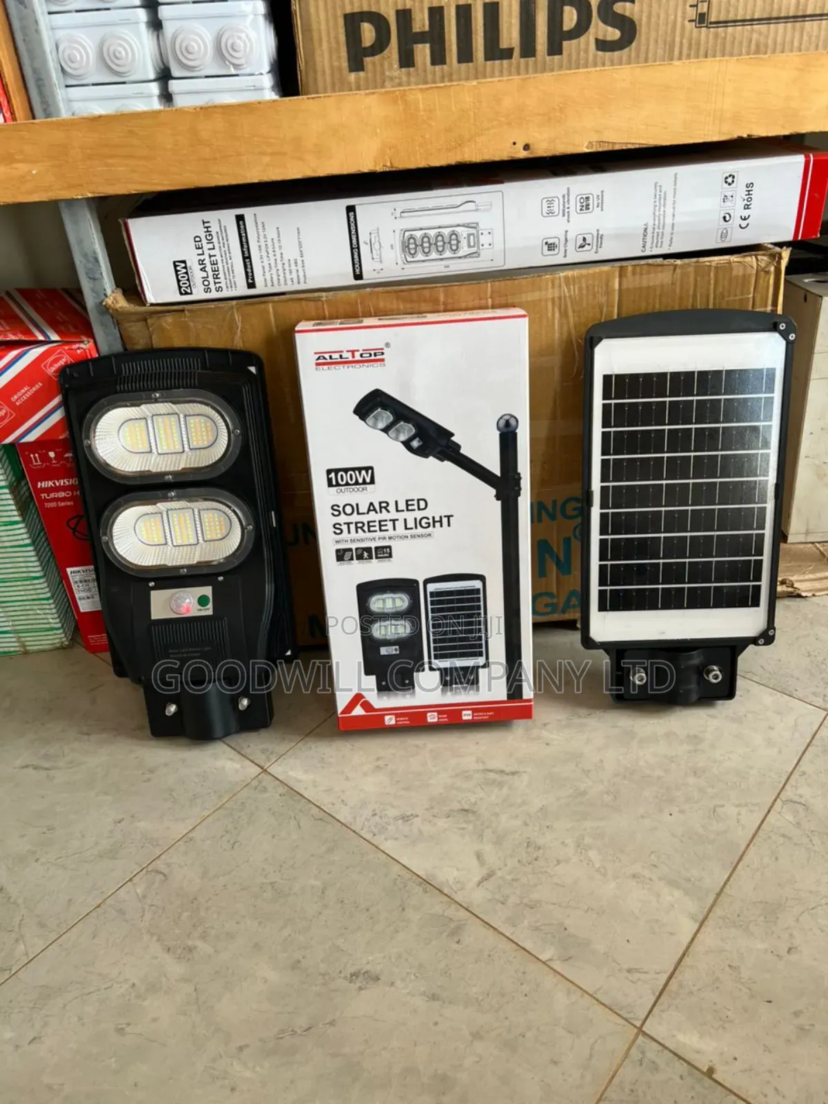 100w Solar Street/Security Light Model8090