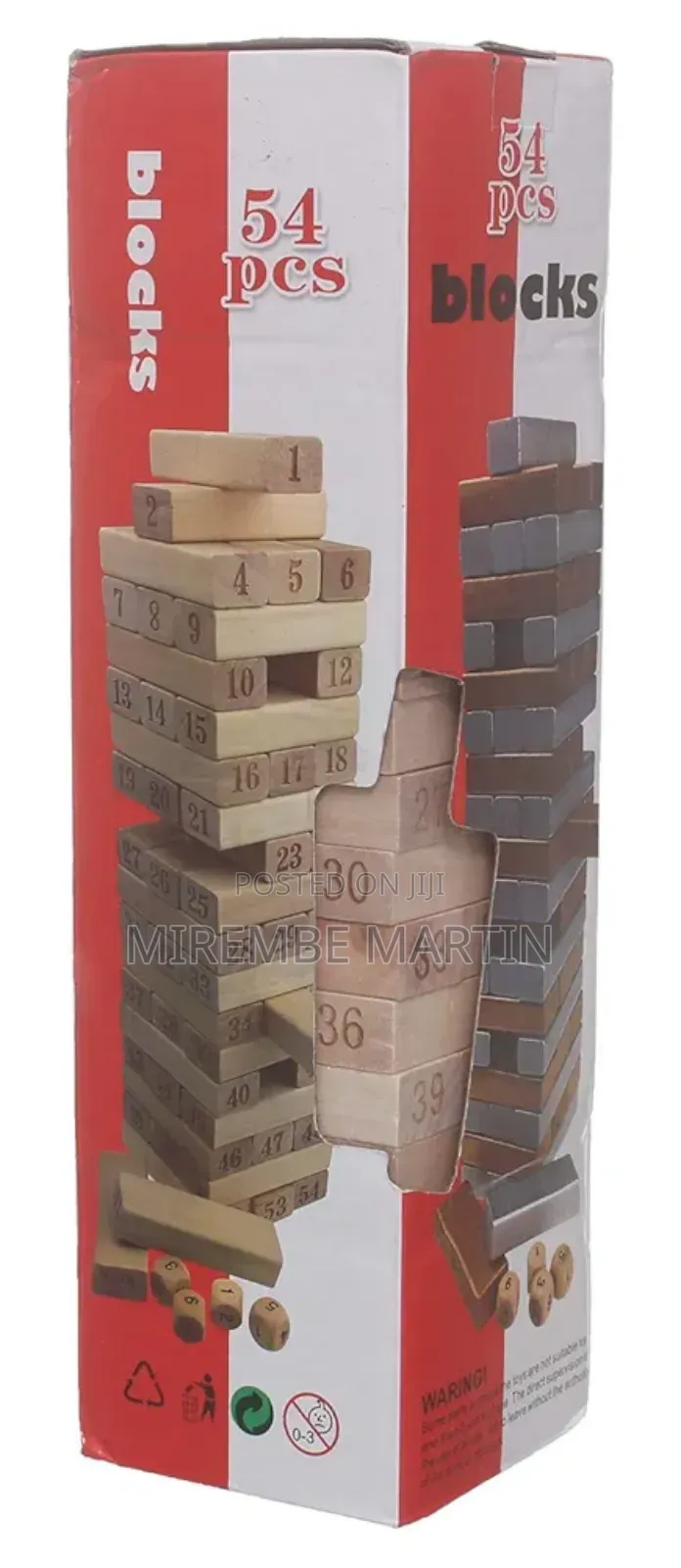 Generic Block Tower Set 54 PCS