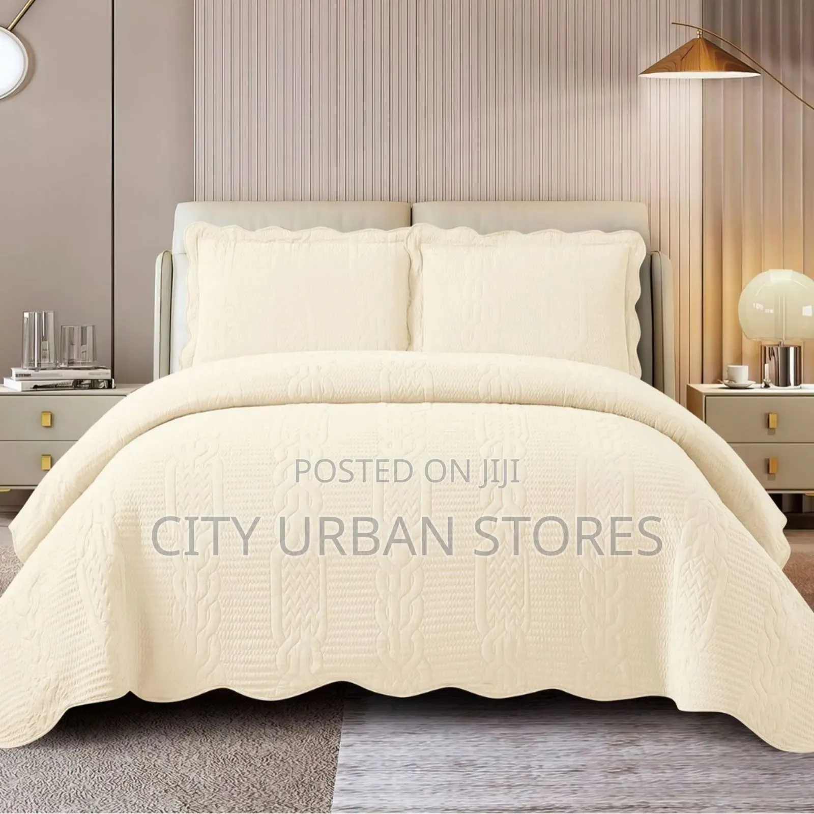 Creamy Bed Spread