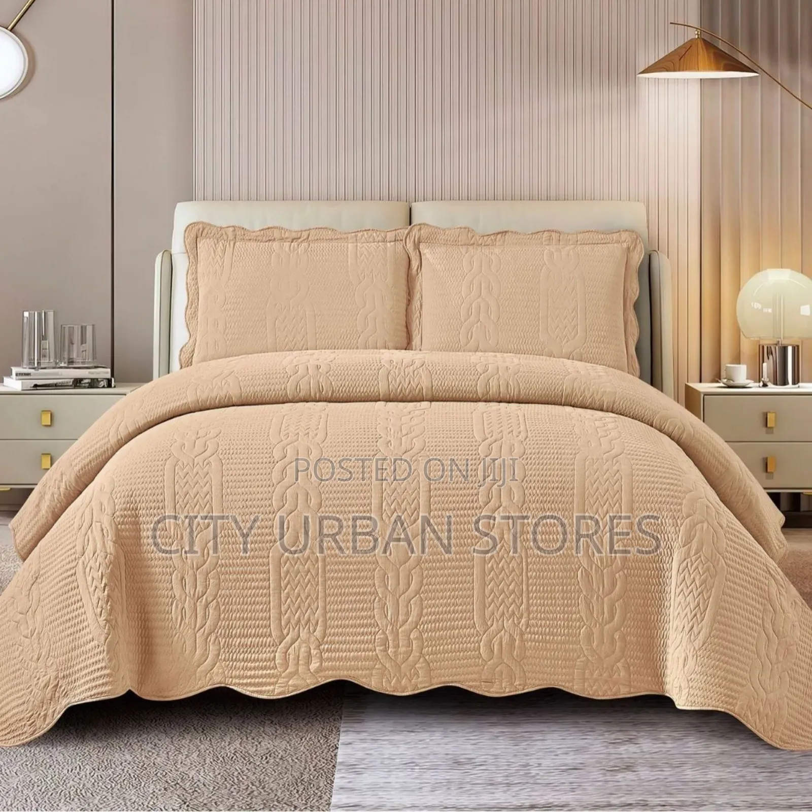 Creamy Bed Spread