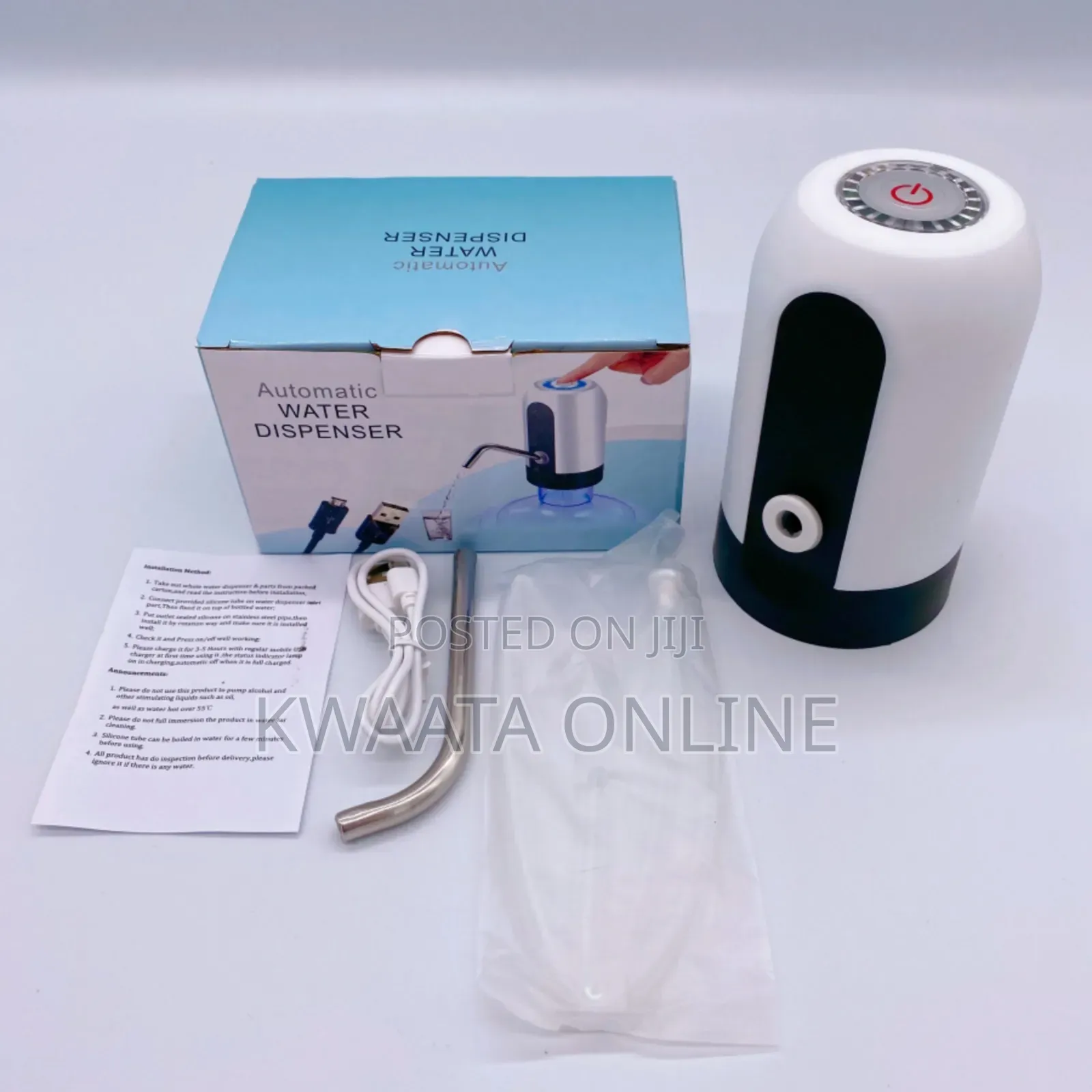 Electric Pump Rechargeble Wireless Dispenser for Drinking Water Bottle