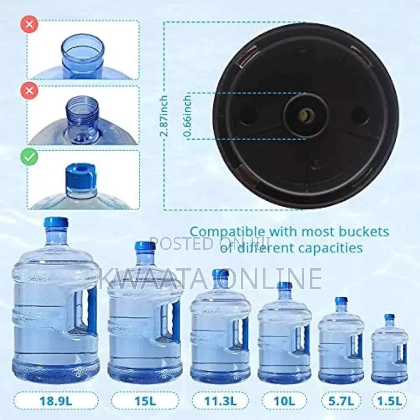 Electric Pump Rechargeble Wireless Dispenser for Drinking Water Bottle