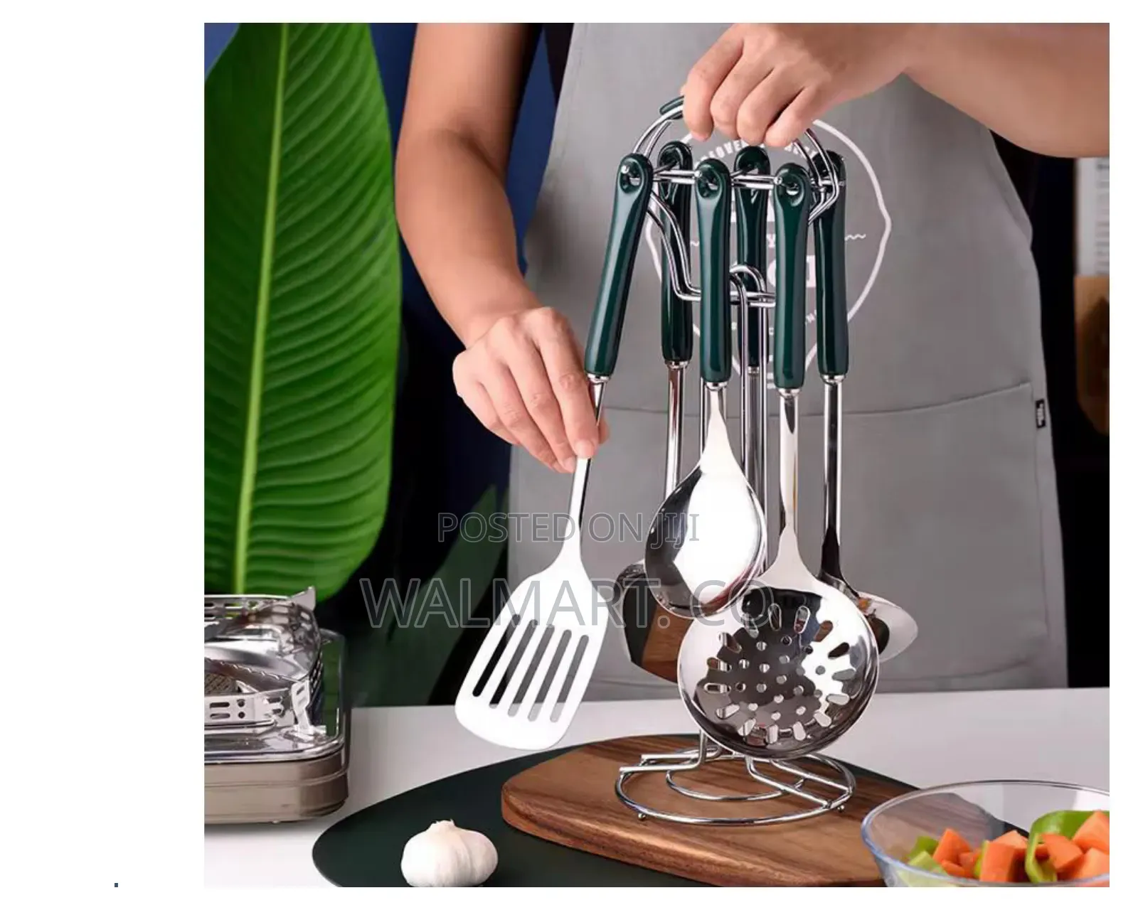 Stainless Steel Utensil Set-Silver