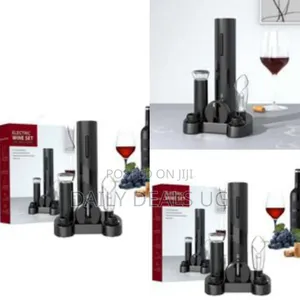Electric Wine Opener Set Base Style Wine Bottle Opener Corkscrew Kit