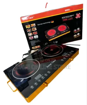 Silver Crest Infrared Double Burner, 7000w(3500w Each ,Infared Cooker