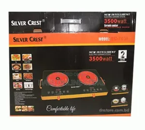 Silver Crest Infrared Double Burner, 7000w(3500w Each ,Infared Cooker