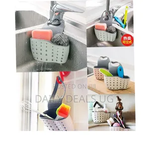 Hanging Sink Caddy Drain Basket, or Sink Organizer