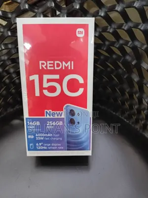 New Xiaomi Redmi 15C 4G 256 GB Black