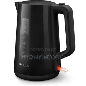 Philips Black Plastic Automatic Cordless Water Kettle 3000 Series