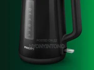 Philips Black Plastic Automatic Cordless Water Kettle 3000 Series