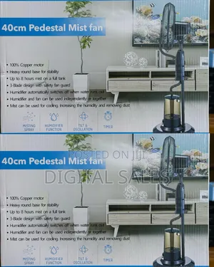Pedestal Mist Fan 40cm Pedestal Mist Fan