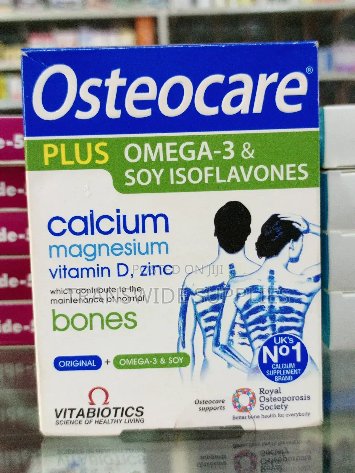 Osteocare Plus Omega-3 Soy Isoflavones, Calcium - For Healthy Bones