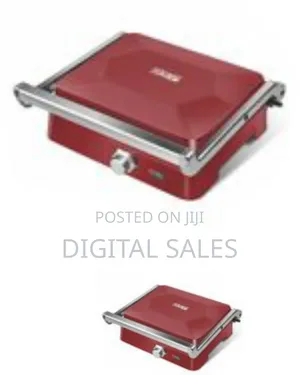 DSP Sandwich Maker Panini Presser Contact Grill Machine- Red