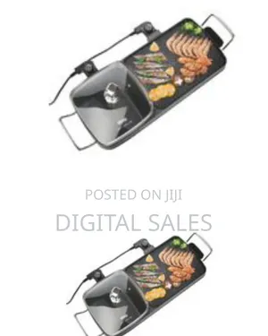 DSP 2-in-1 Electric Grill With Casserole- Black